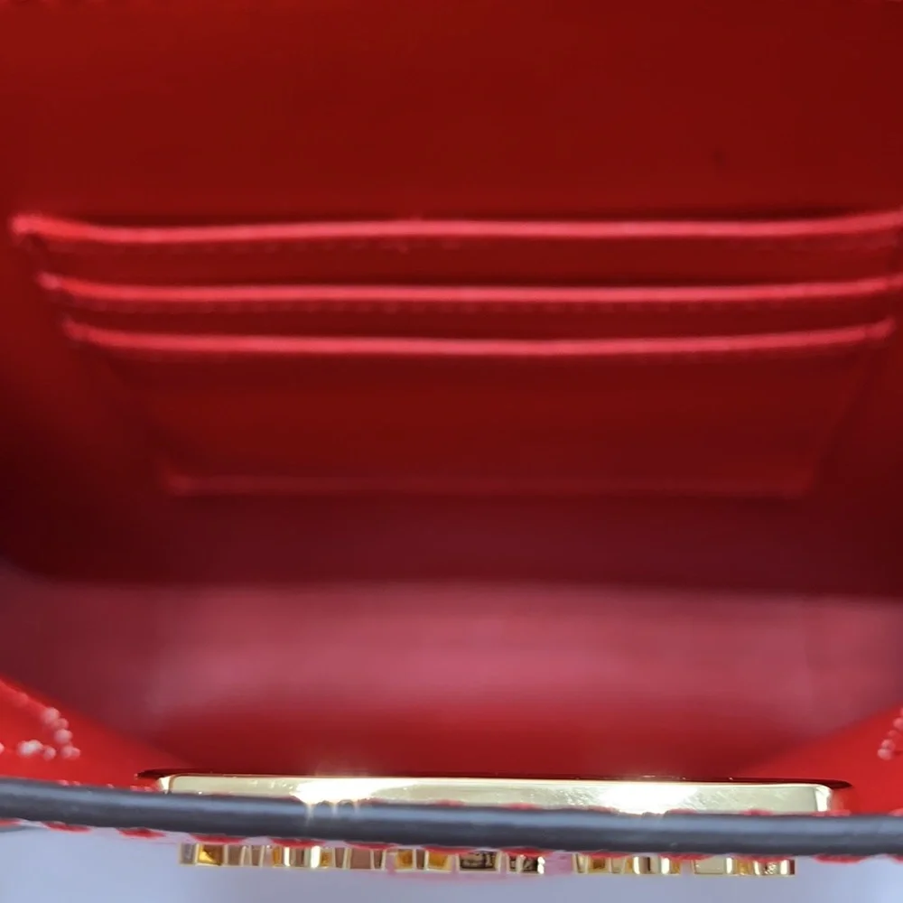 MICHAEL KORS MERCER MEDIUM MESSENGER CROSSBODY BAG FLAME COLOR - Picture 11 of 14